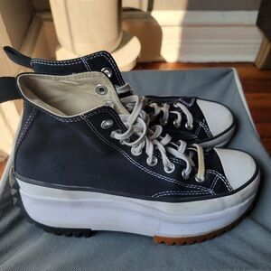 Converse Run Star Hike Canvas Platform High Top Sneaker 8